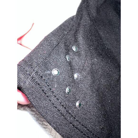 Build A Bear Workshop Red Bows Studded Black Shorts Teddy Bear Clothing - Picture 6 of 6